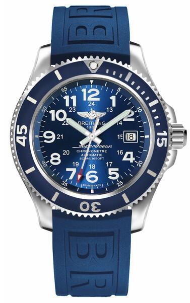 Review Breitling Superocean II A17365D1/C915-149S mens Blue Dial replica watch - Click Image to Close